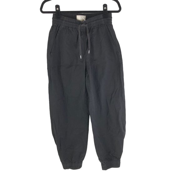 Everlane The Easy Jogger Pants Drawstring Pockets Black XXS - Picture 6 of 9